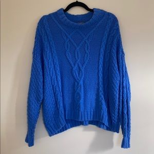 aerie blue sweater